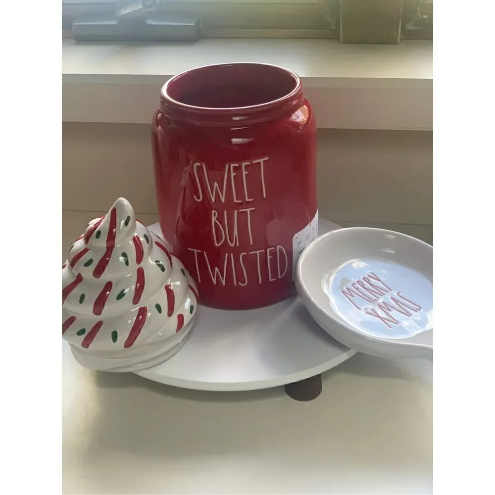 Rae Dunn Sweet And Twisted Canister